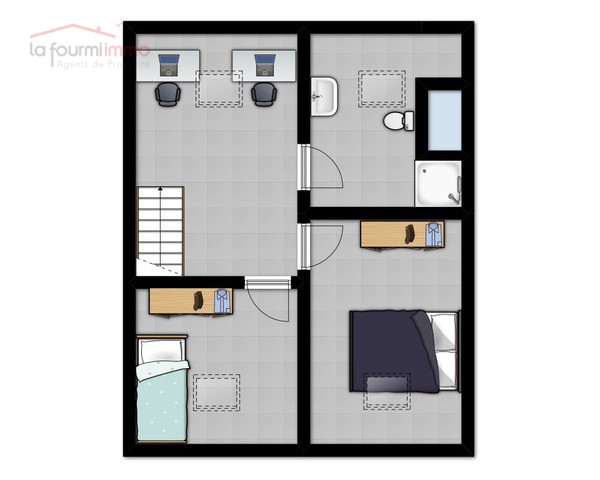 Appartement duplex 2ch à 5' de Couvin - Sbaudartbiv2